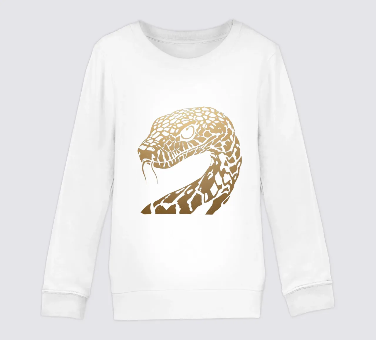 Design a serpente dorato felpa bambino da Autofocus