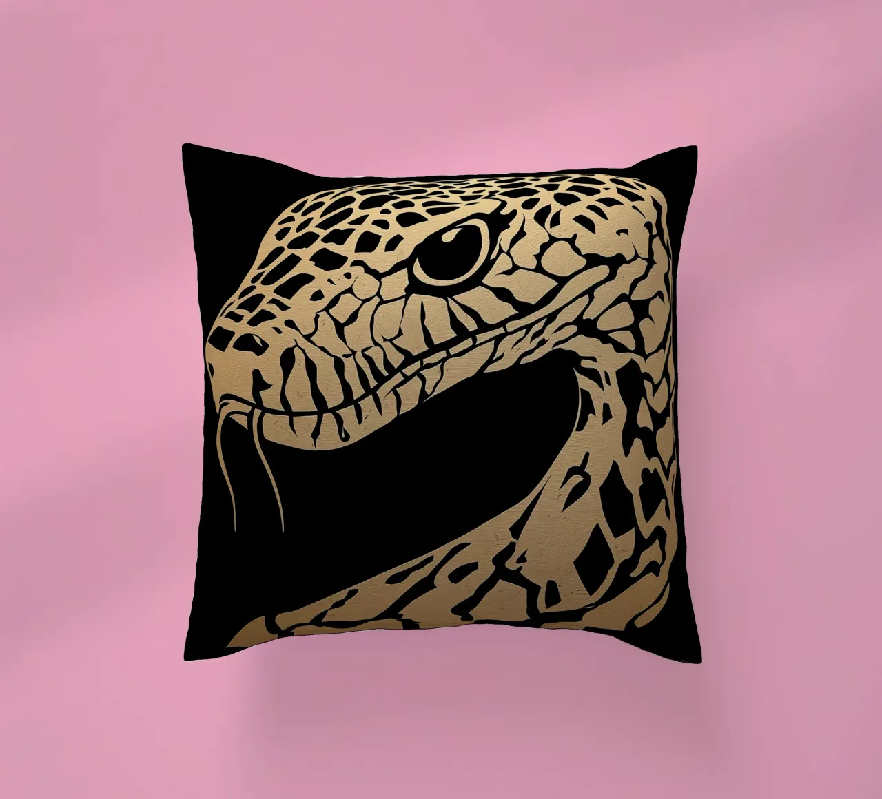 Design a serpente dorato cuscino da Autofocus
