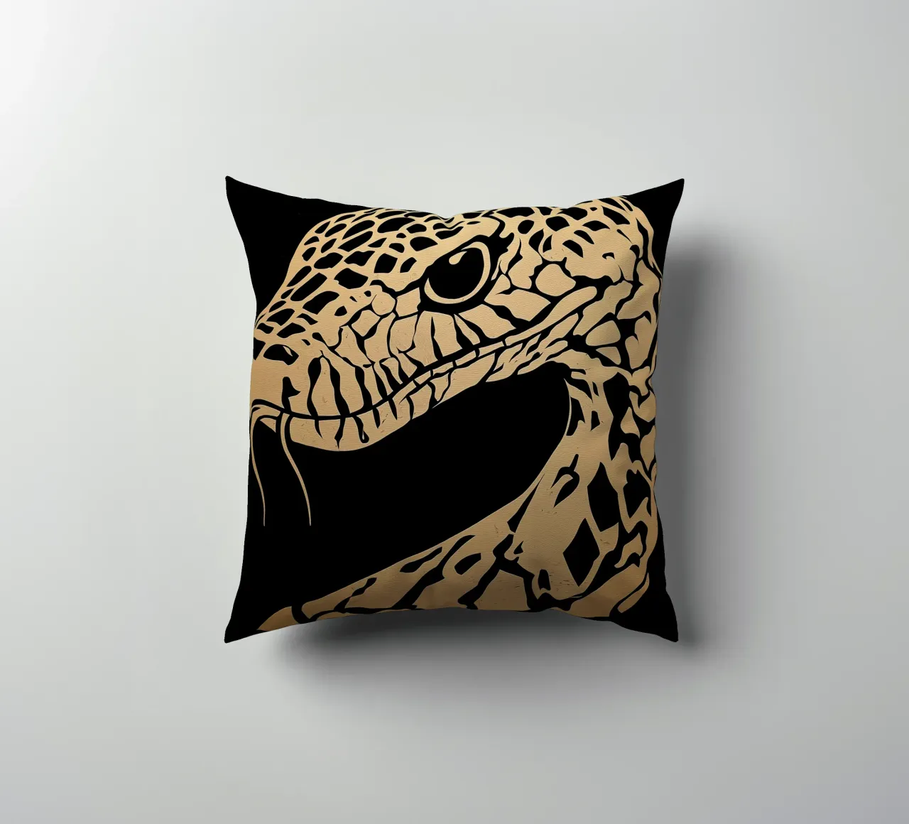 Design a serpente dorato cuscino da Autofocus