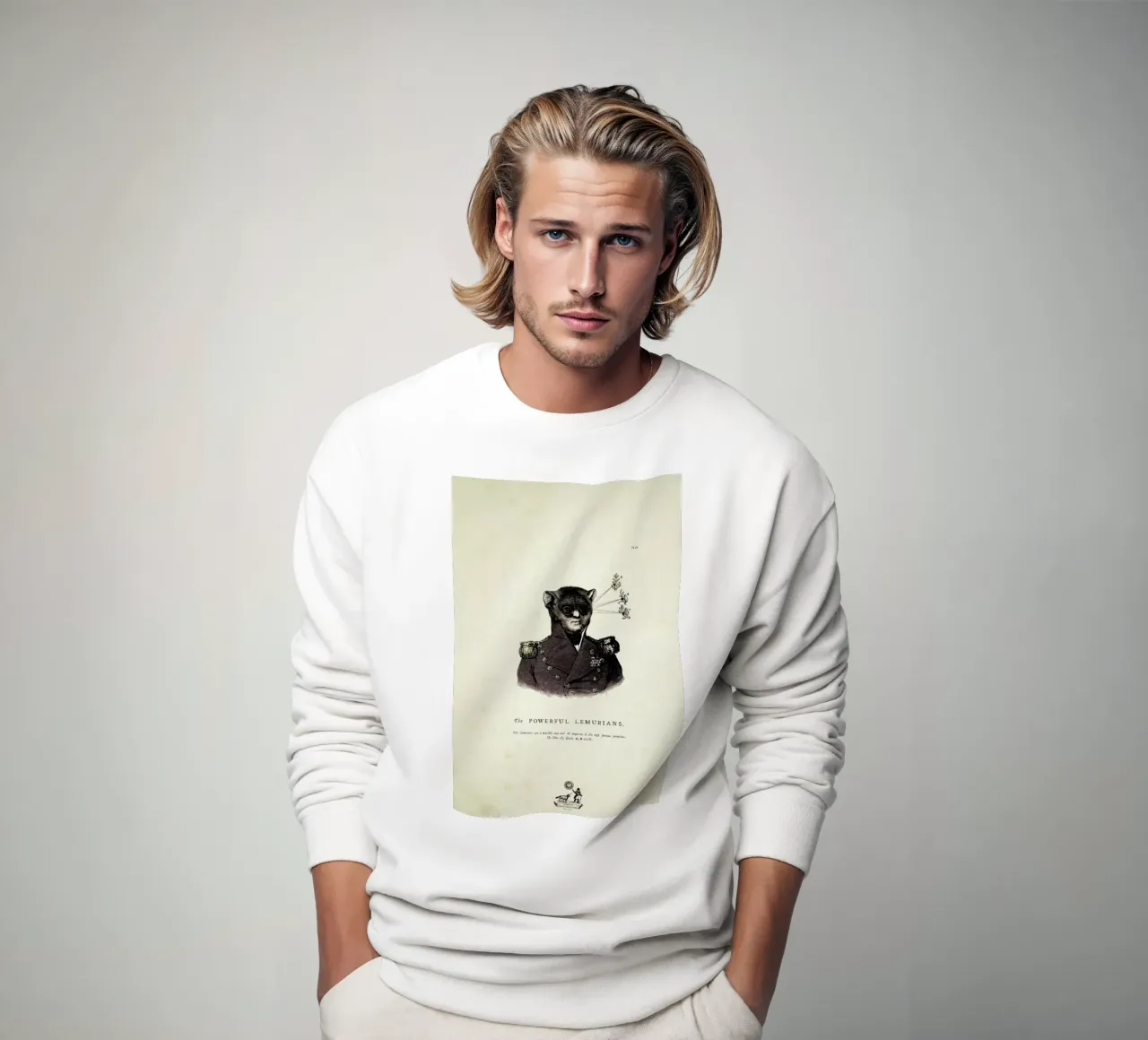 The powerful lemurians Sweatshirt von Matteo Morelli