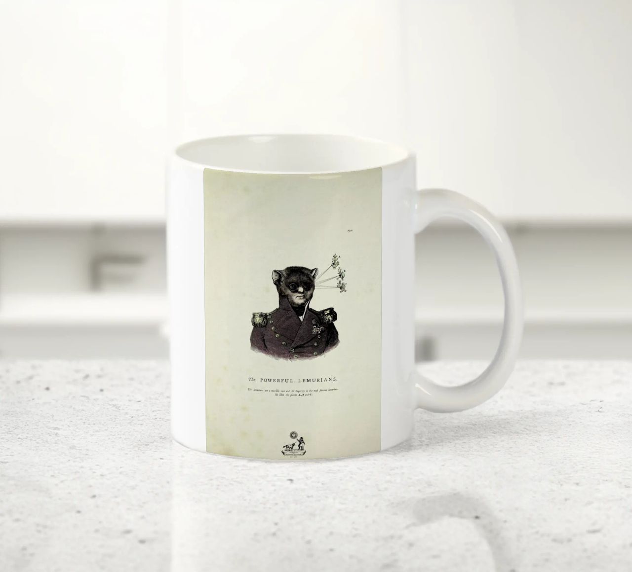 The powerful lemurians tazza in ceramica da Matteo Morelli