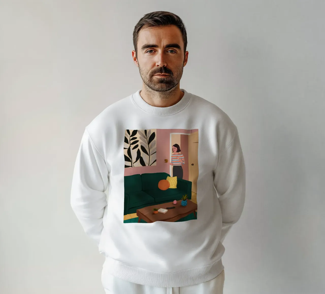 Scorcio di casa felpa da Sky Velour