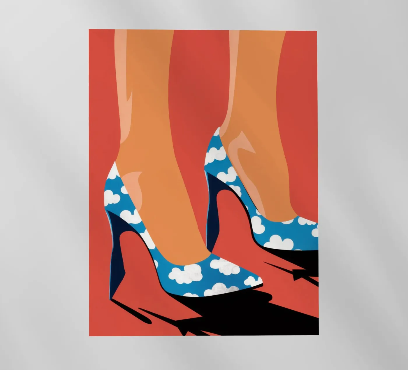 Passo avanti celeste pellicola backlit da Sky Velour