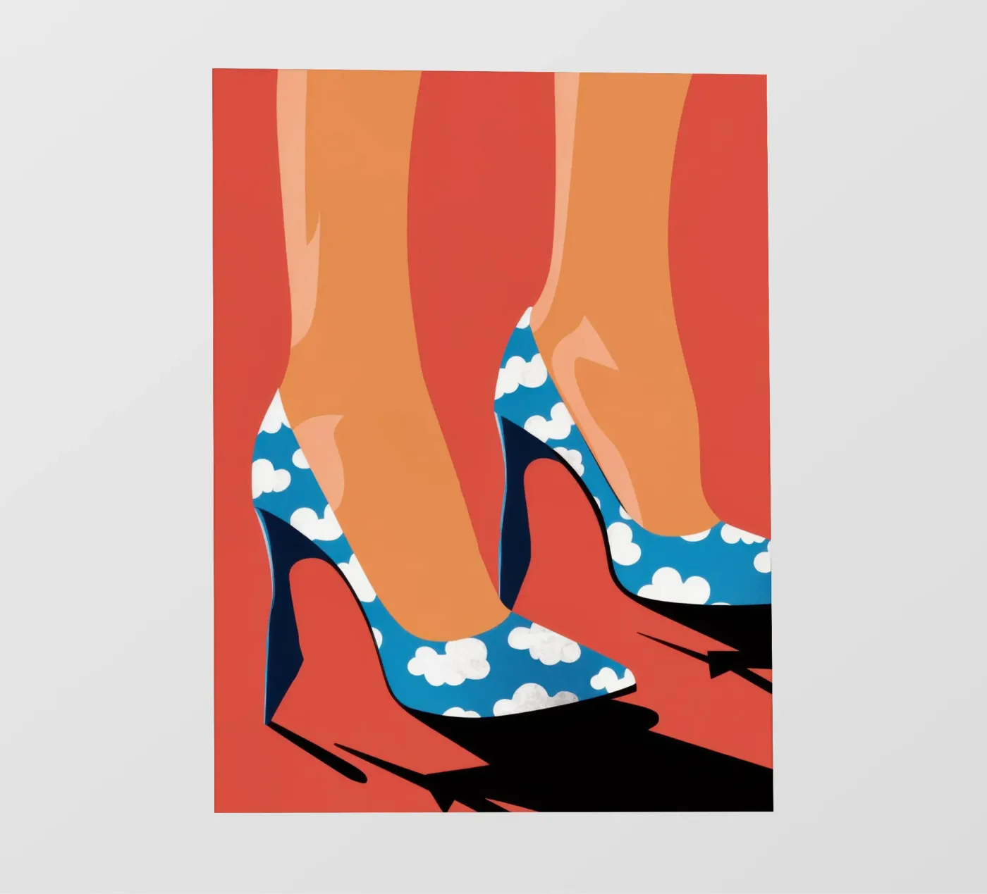 Passo avanti celeste pellicola backlit da Sky Velour