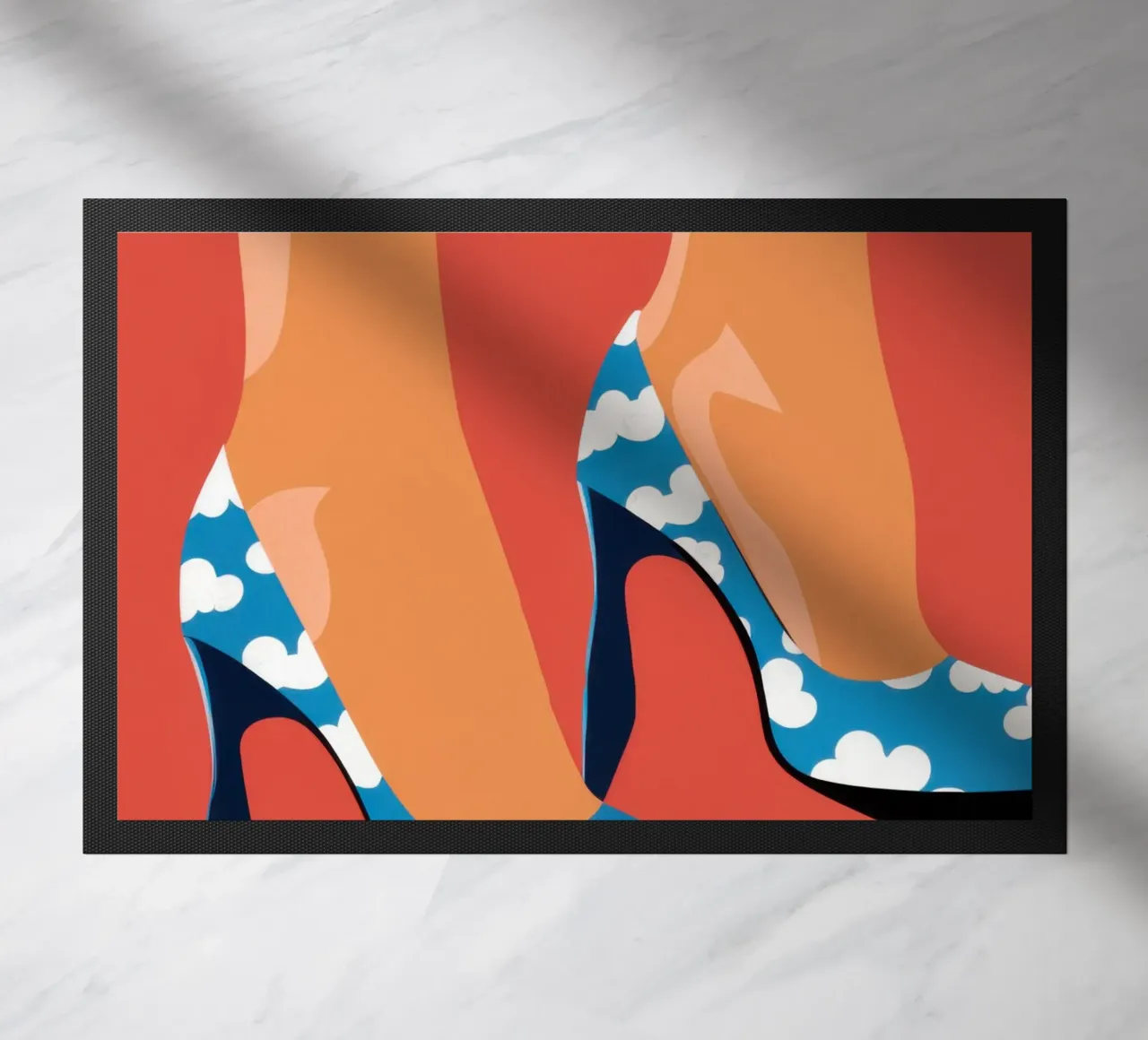 Celestial Step Forward doormat by Sky Velour