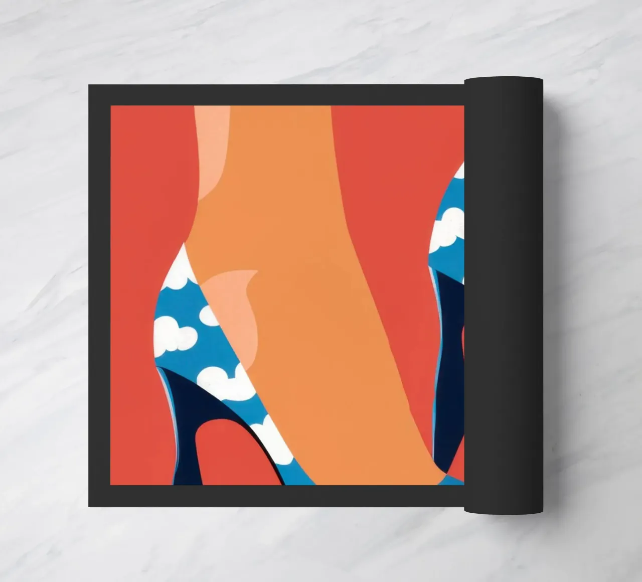 Celestial Step Forward doormat by Sky Velour