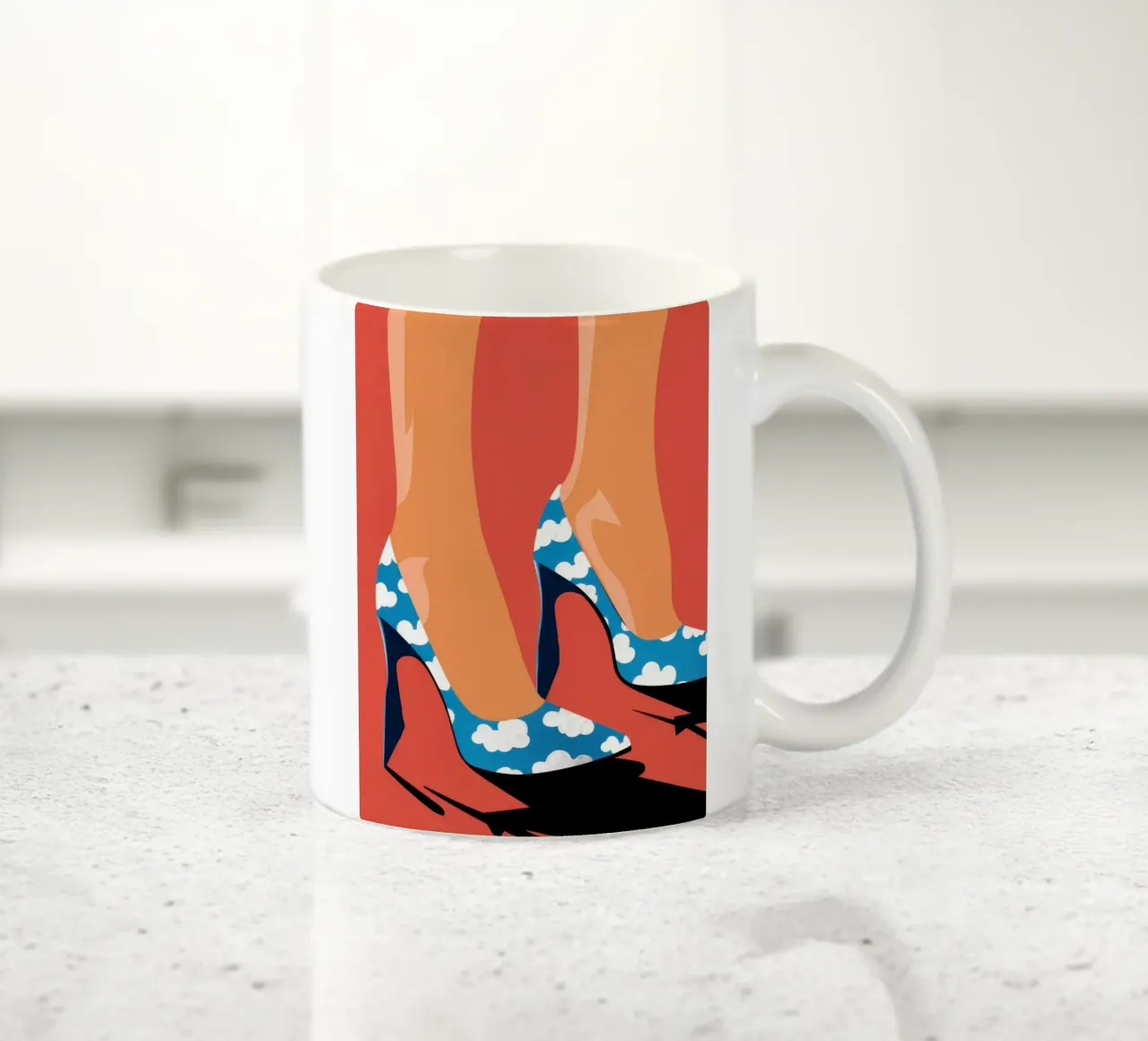 Celestial Step Forward ceramic mug by Sky Velour