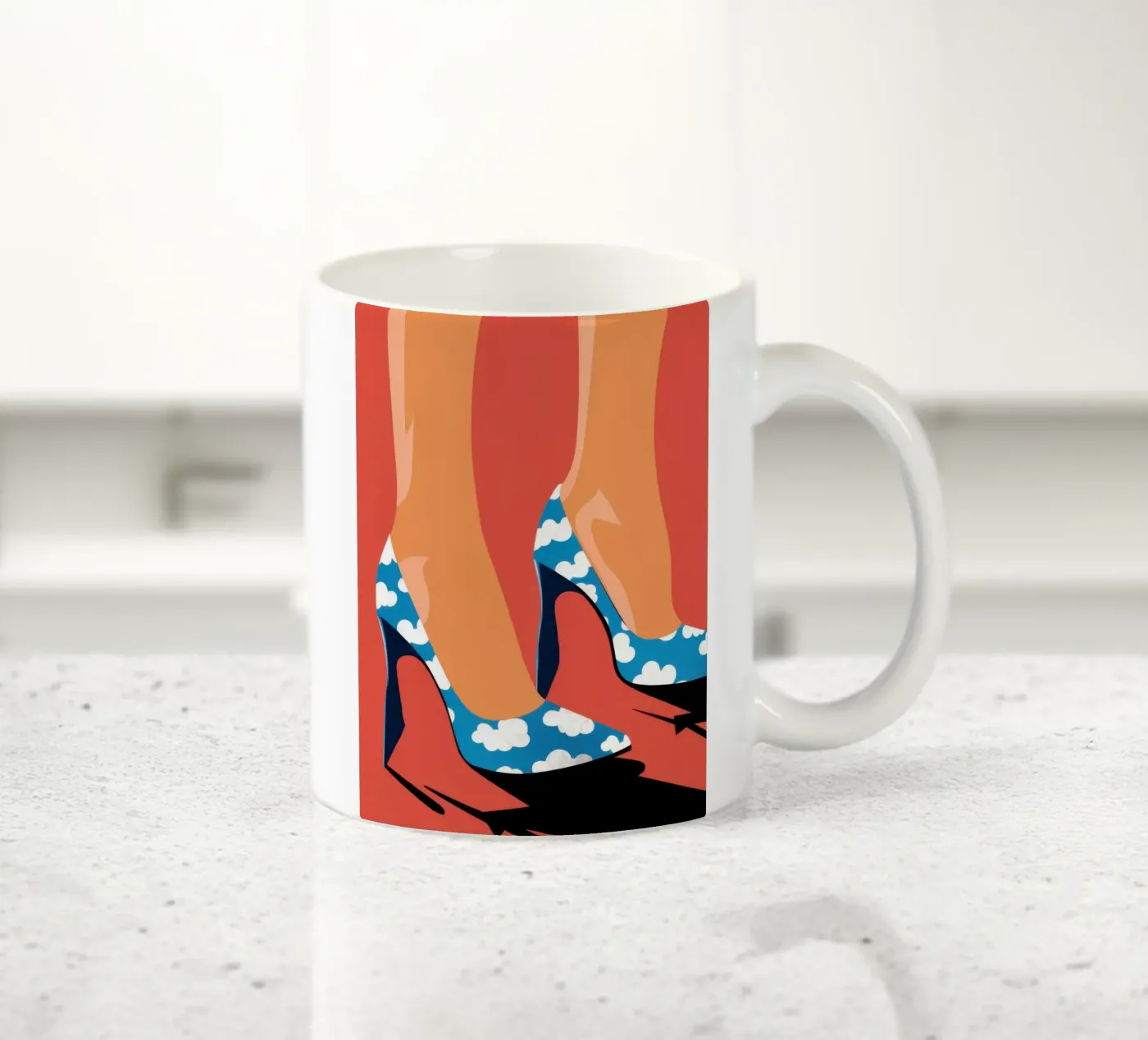 Celestial Step Forward ceramic mug by Sky Velour