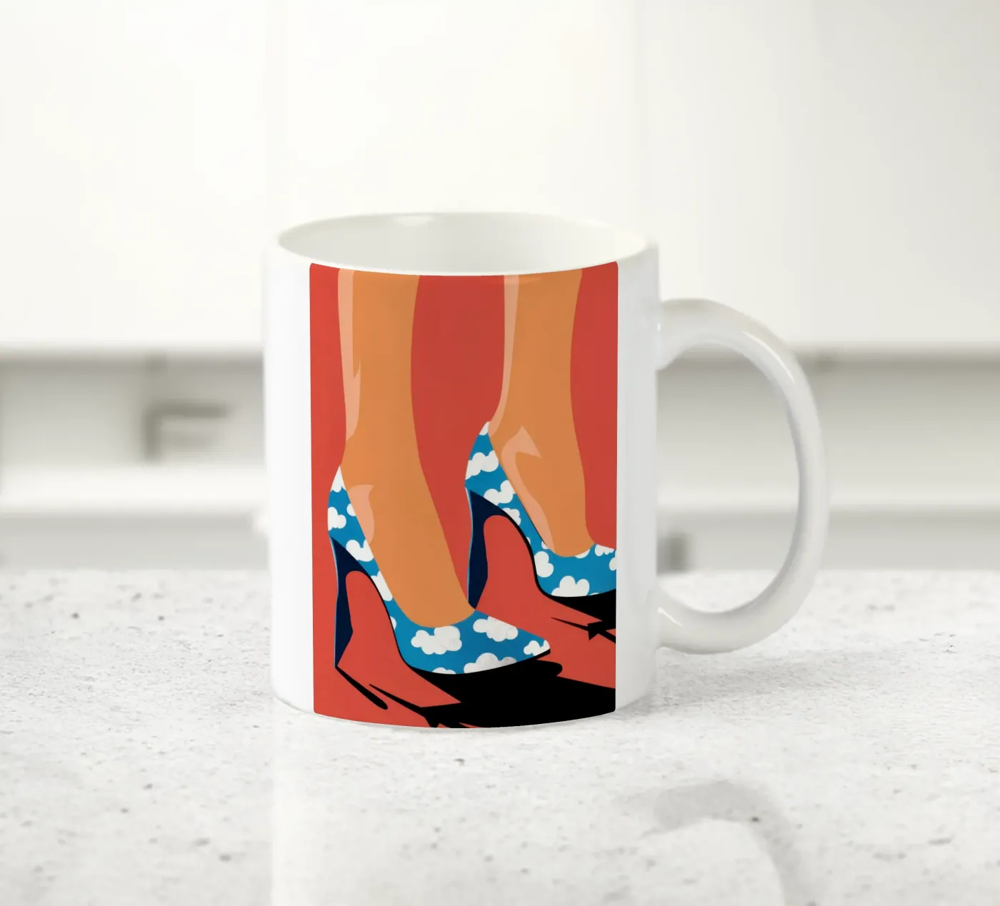 Celestial Step Forward ceramic mug by Sky Velour