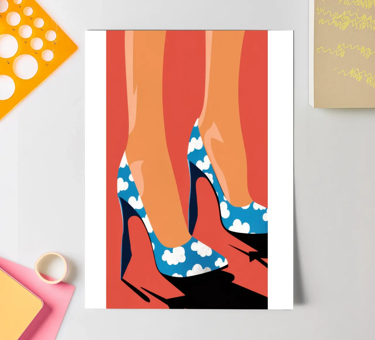 Celestial Step Forward sticker sheet by Sky Velour