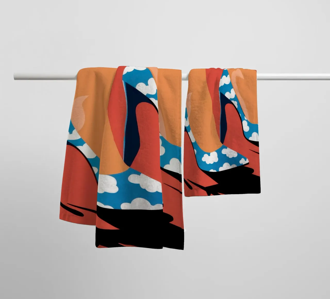 Celestial Step Forward towel by Sky Velour
