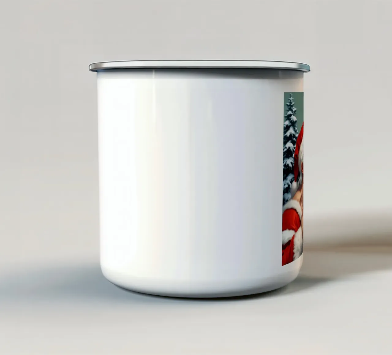 Due Claus tazza in smalto da Piccola Serenata