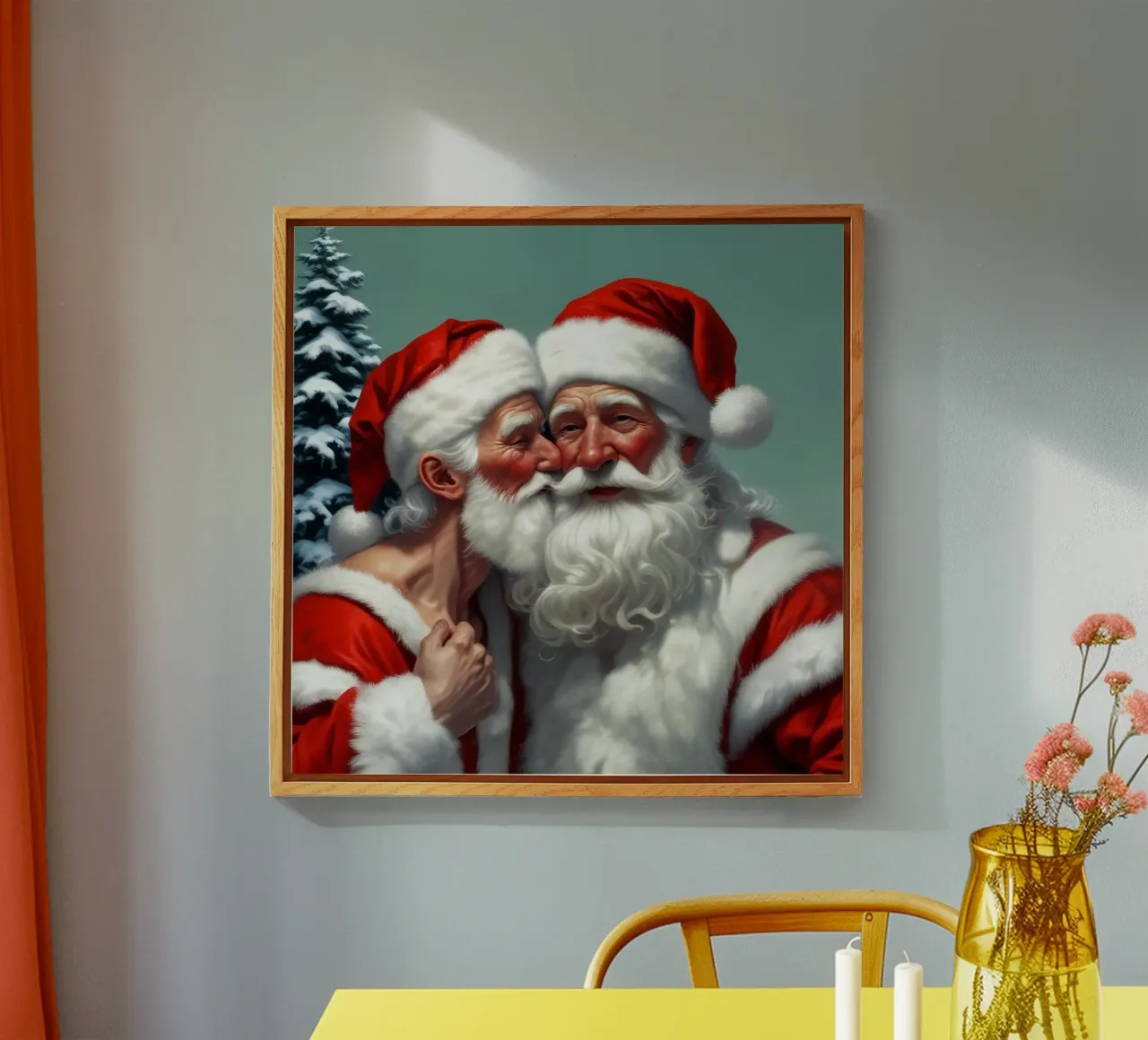 Due Claus plexiglass da Piccola Serenata