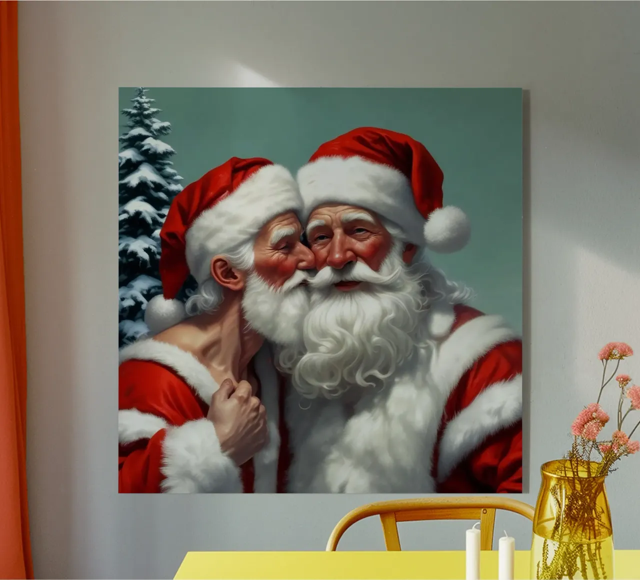 Due Claus plexiglass da Piccola Serenata