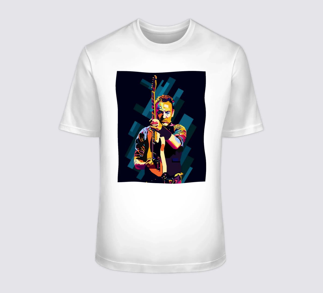 Bruce Springsteen WPAP Popart t-shirt da KP Artwork