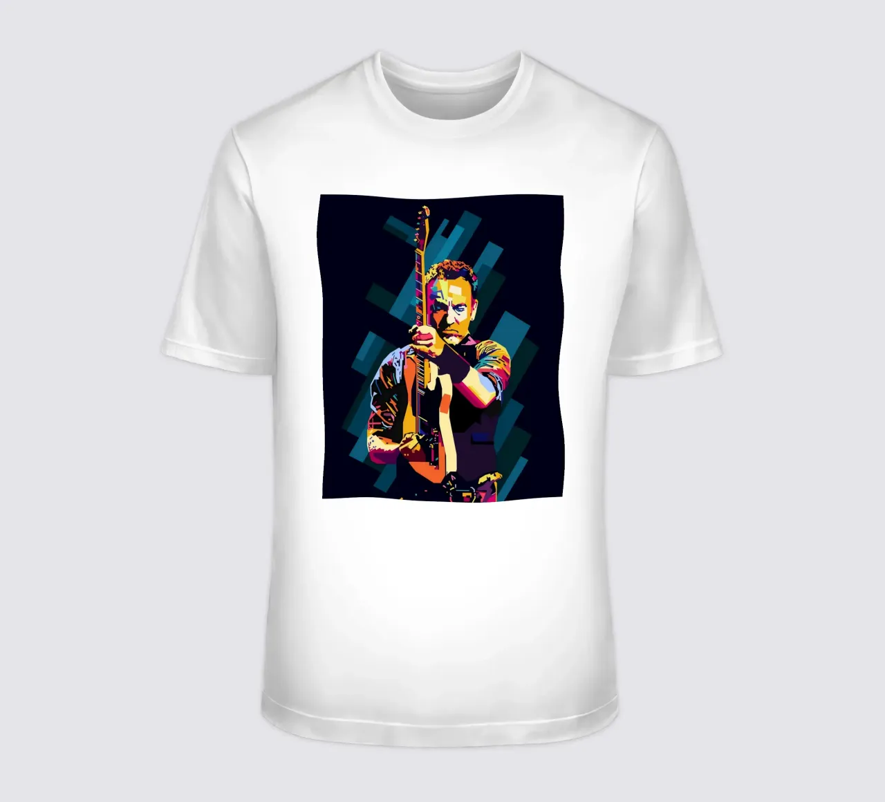 Bruce Springsteen WPAP Popart t-shirt by KP Artwork