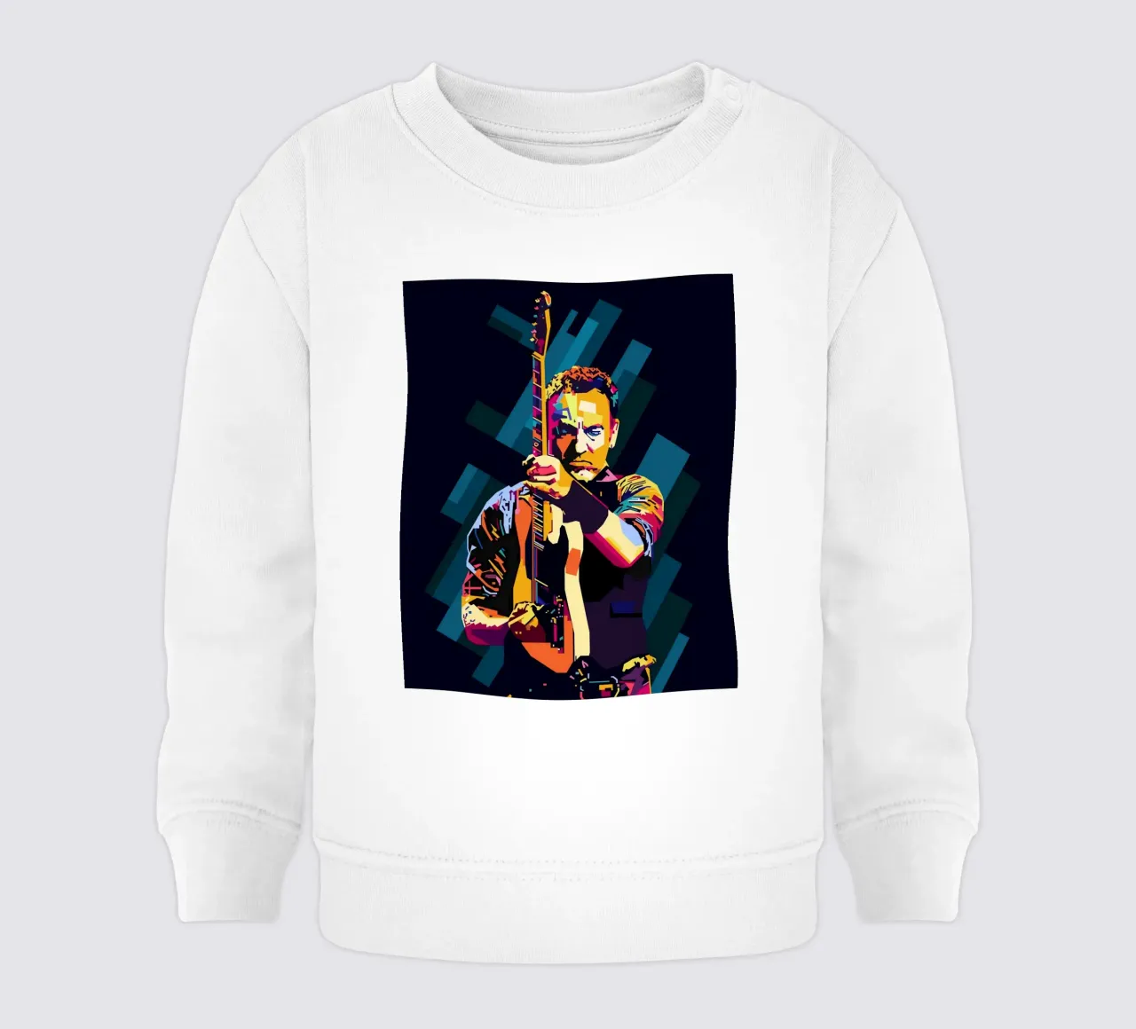 Bruce Springsteen WPAP Popart Baby Sweatshirt von KP Artwork