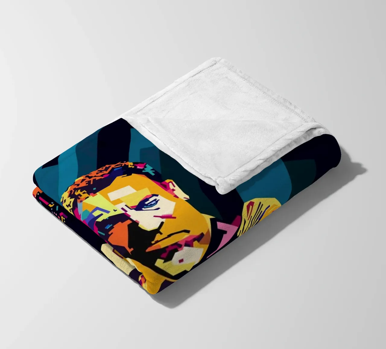 Bruce Springsteen WPAP Popart coperta in pile da KP Artwork