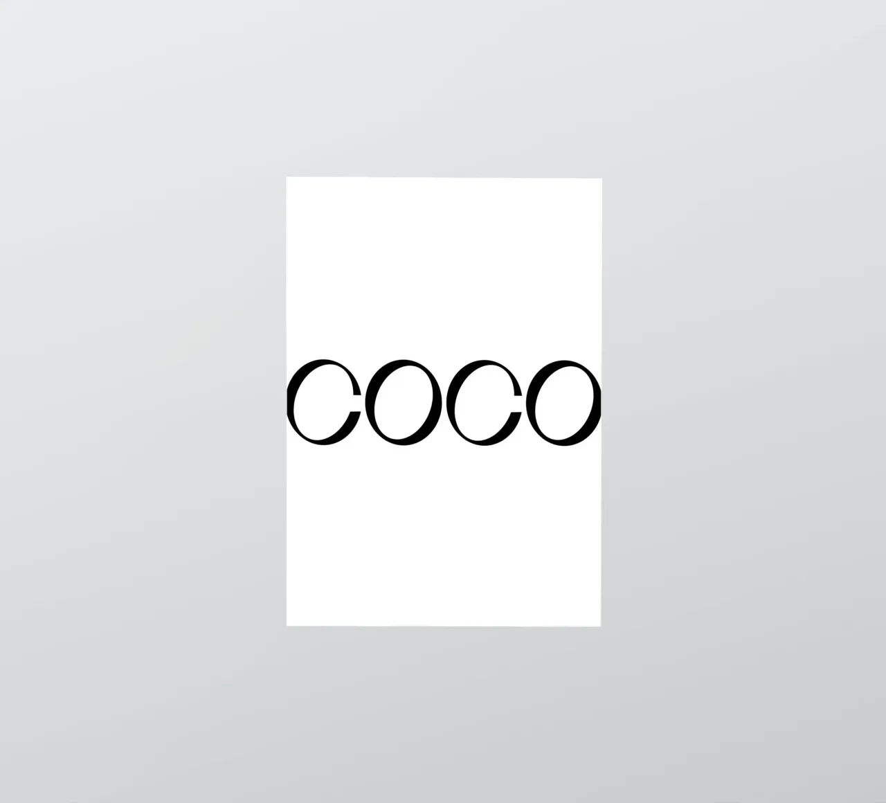 Coco adesivo da John Sander