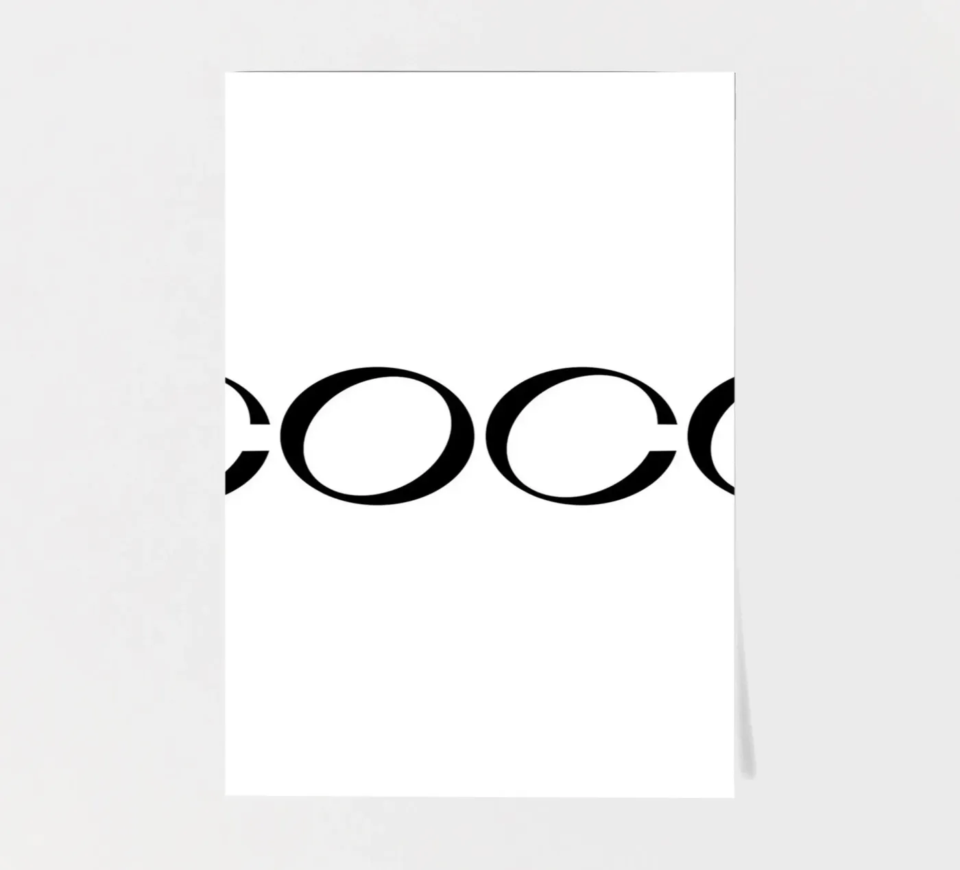 Coco stickervel van John Sander