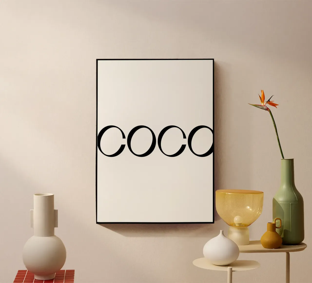 Coco plexiglas de John Sander