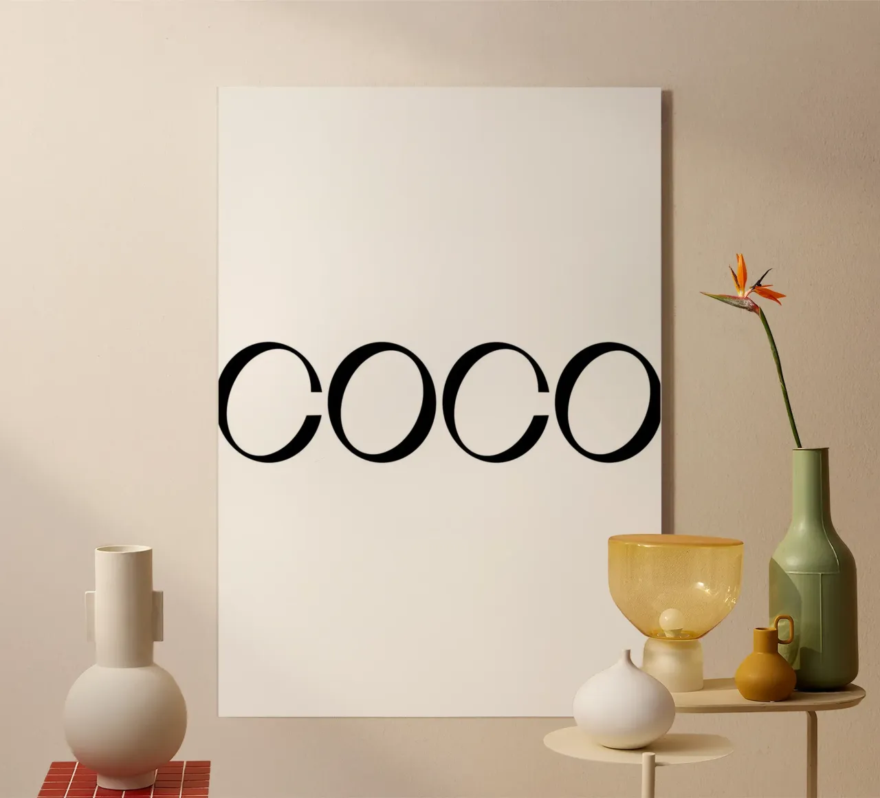 Coco plexiglas de John Sander