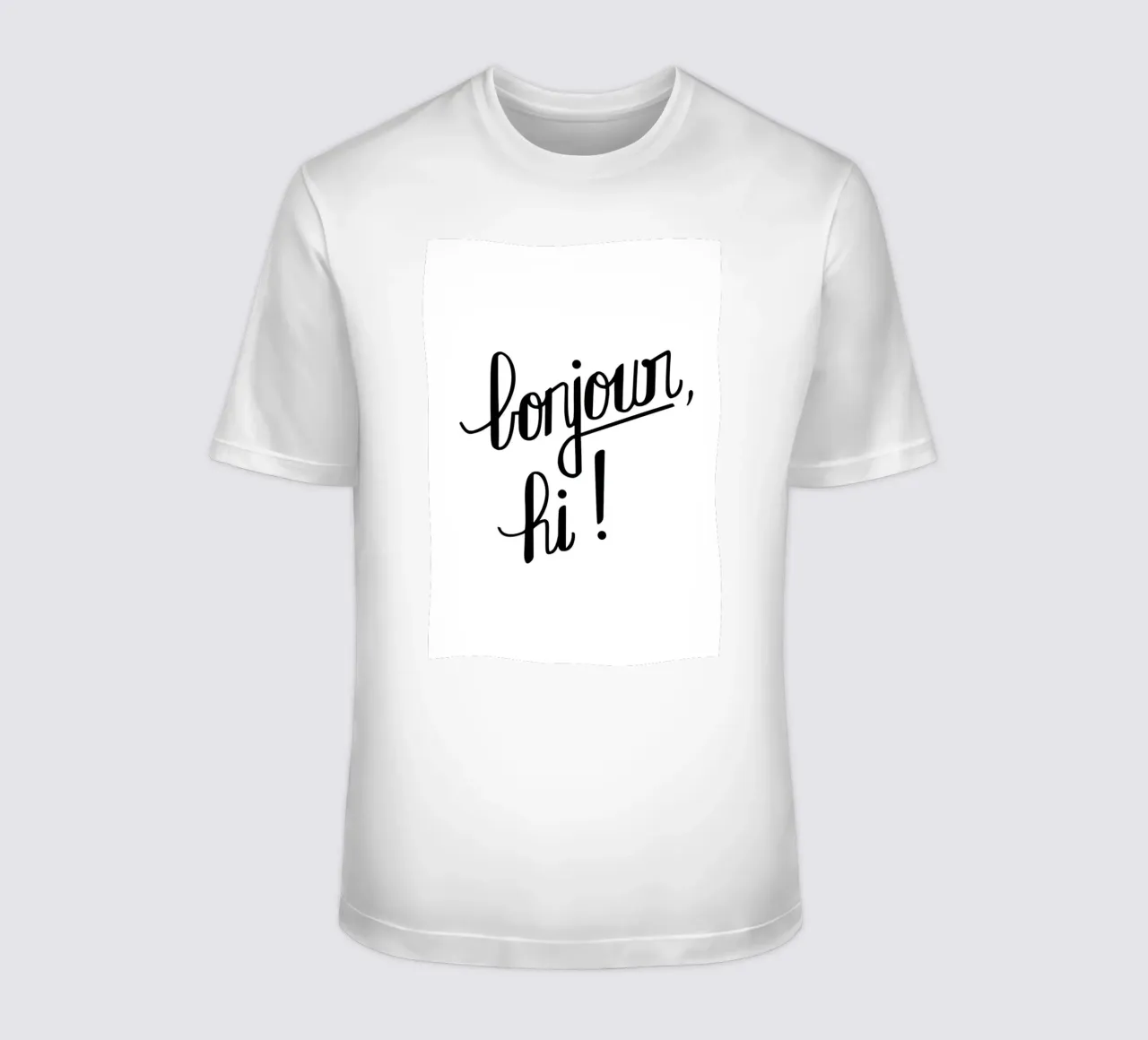 Hello t-shirt by John Sander