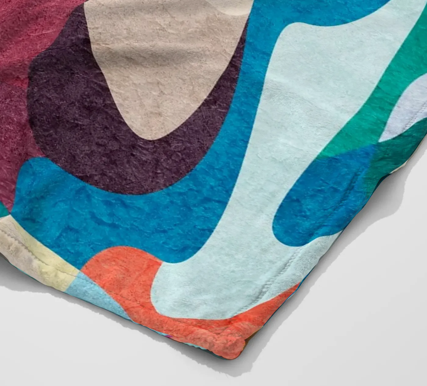 Foolish Lines fleece blanket by Lines Inside