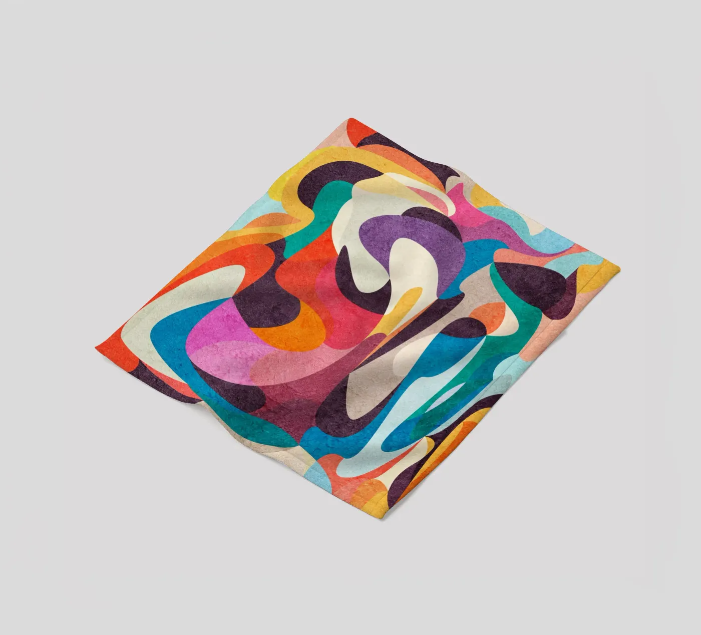 Foolish Lines fleece blanket by Lines Inside