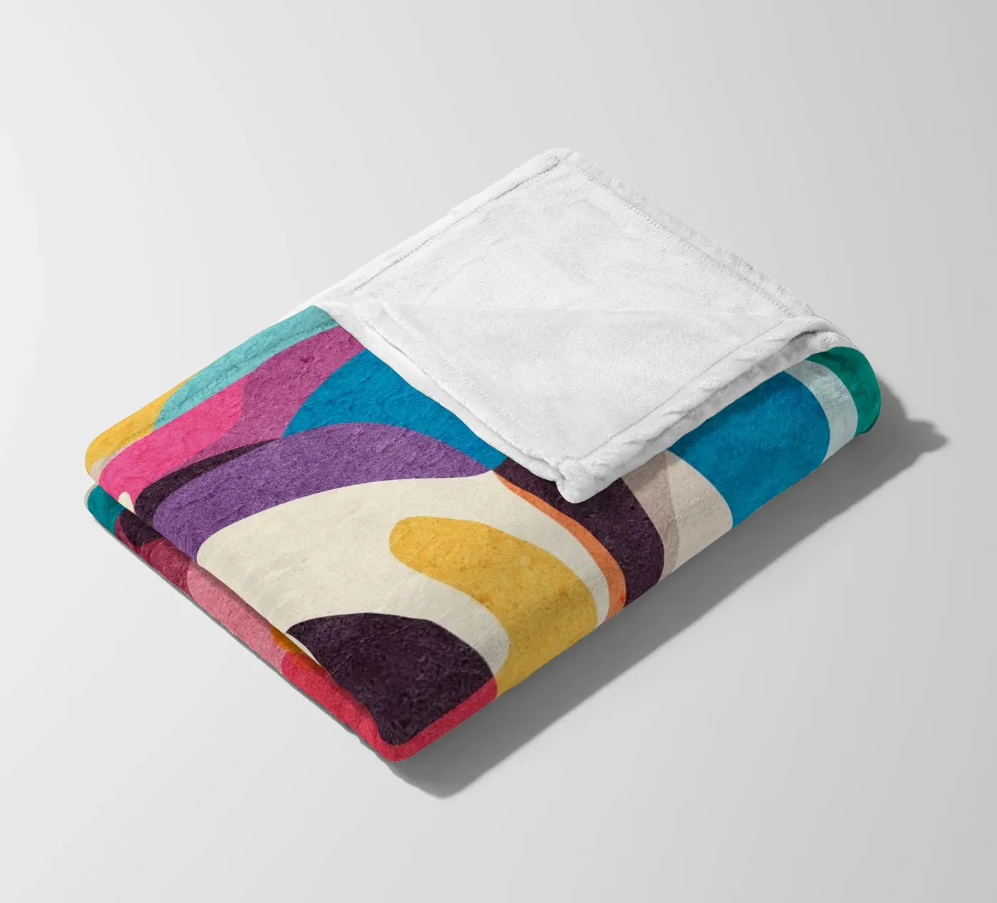 Foolish Lines fleece blanket by Lines Inside