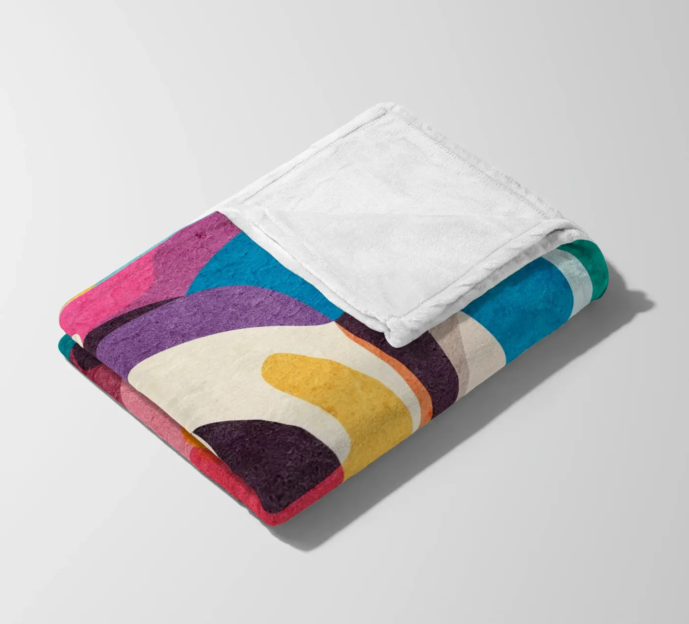Foolish Lines fleece blanket by Lines Inside