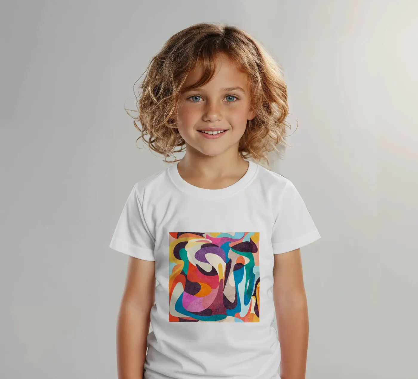 Törichte Linien Kinder T-Shirt von Abstract Joy