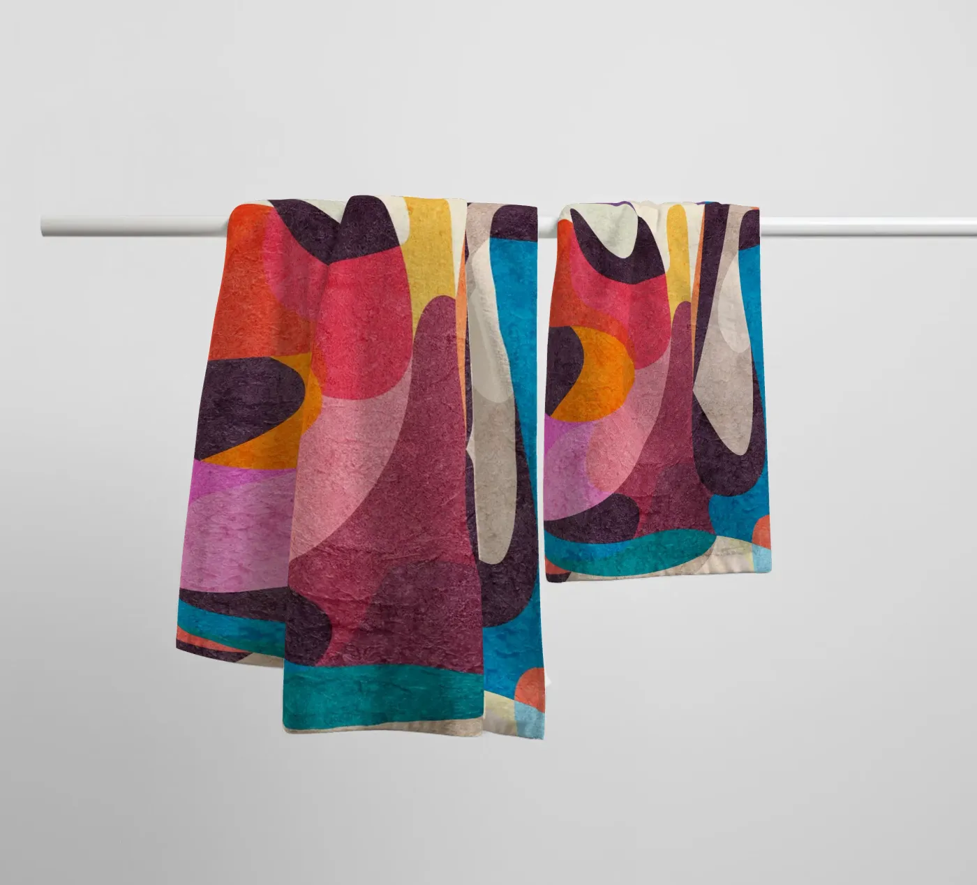 Foolish Lines towel by Lines Inside