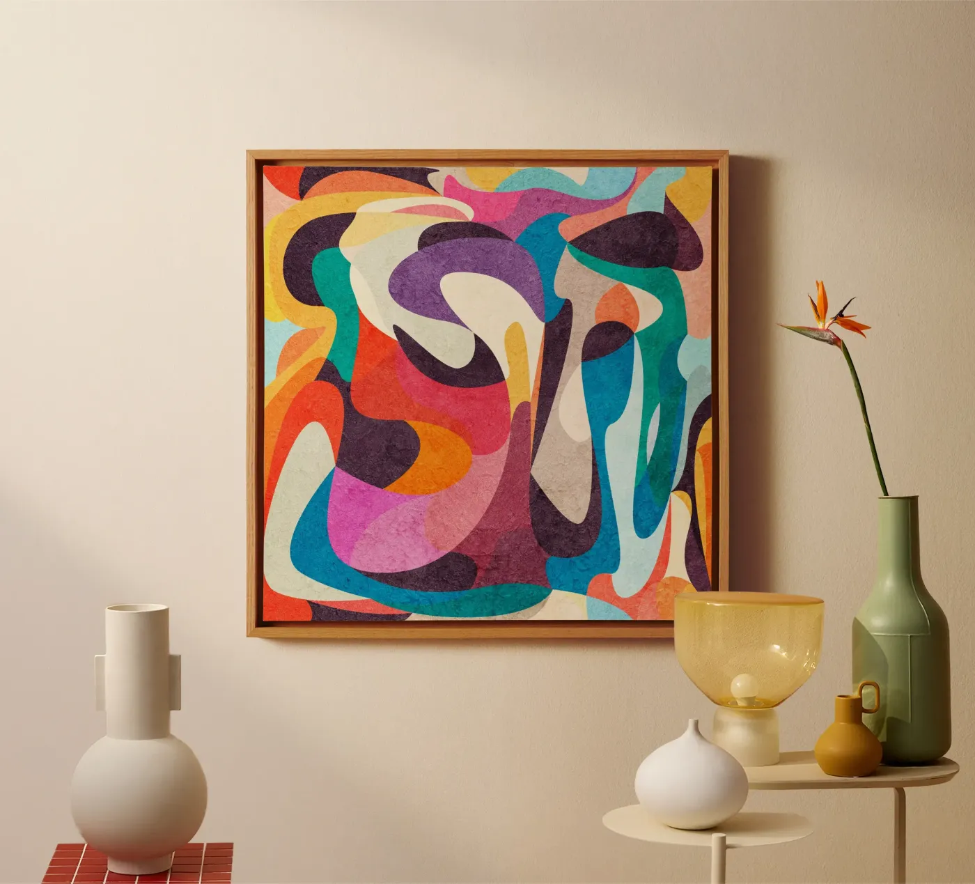 Foolish Lines canvas by Abstract Joy