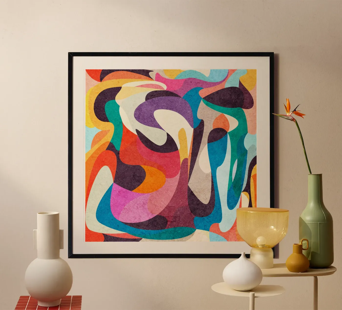 Foolish Lines Poster von Abstract Joy