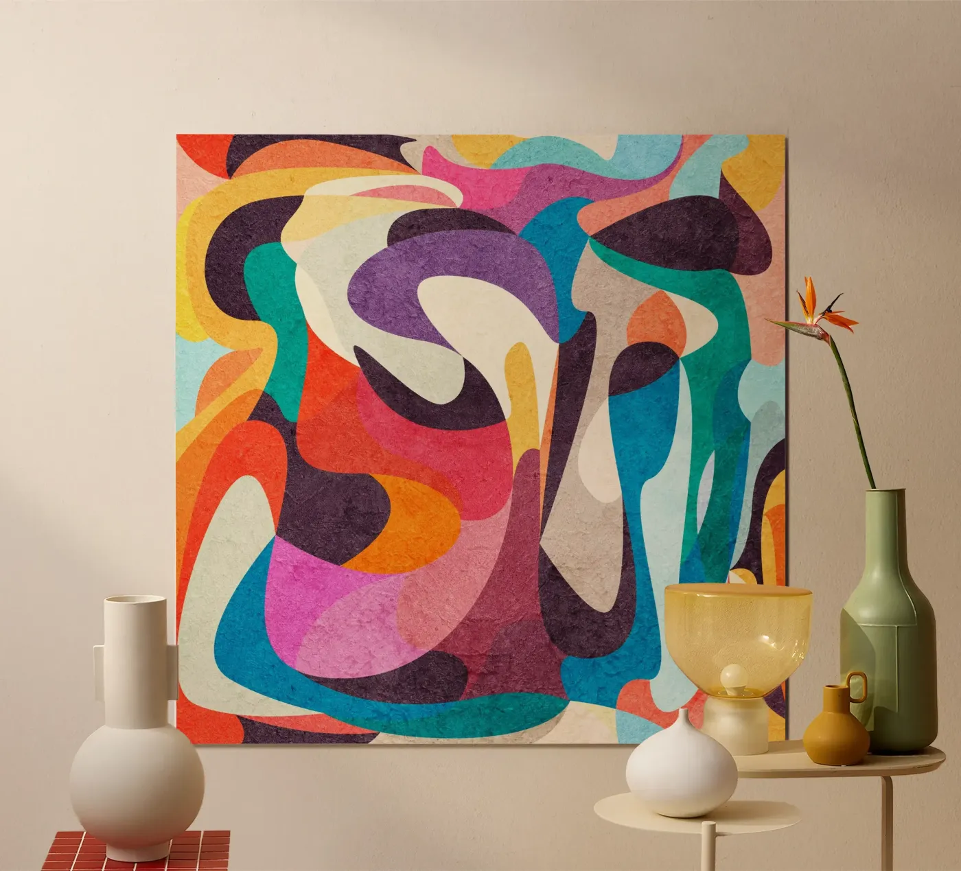 Foolish Lines Poster von Abstract Joy