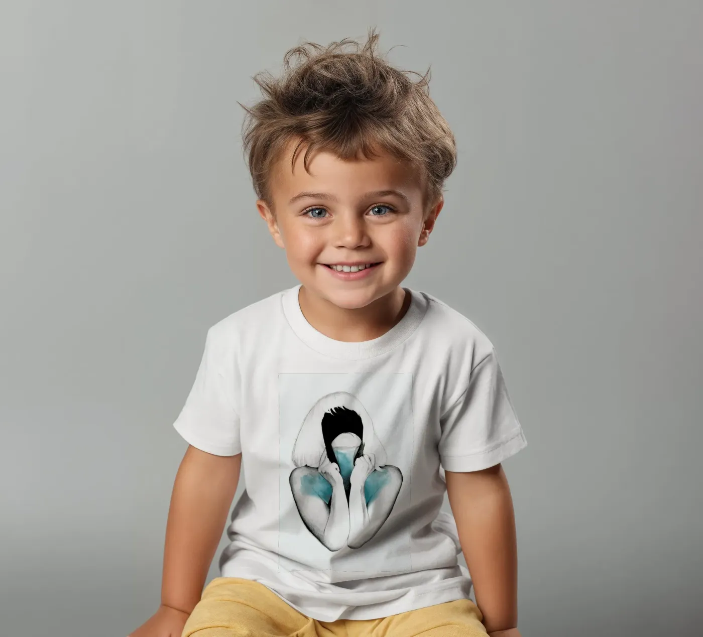 Hide I t-shirt bambini da Ina Stanimirova
