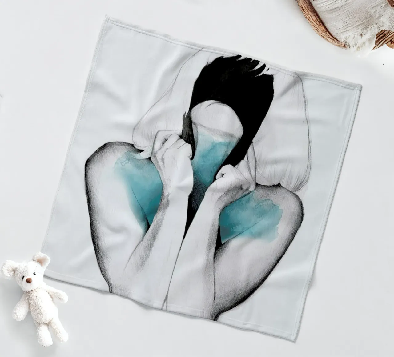 Hide I Fleecedecke von Ina Stanimirova