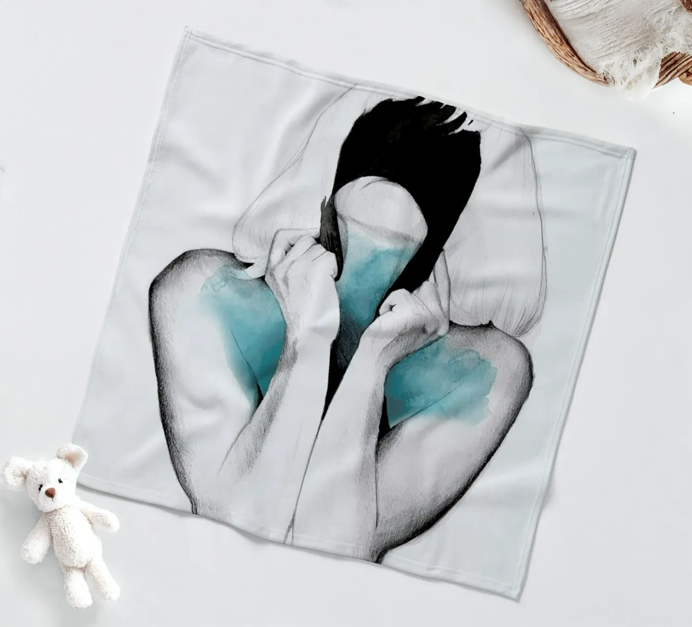 Hide I Fleecedecke von Ina Stanimirova