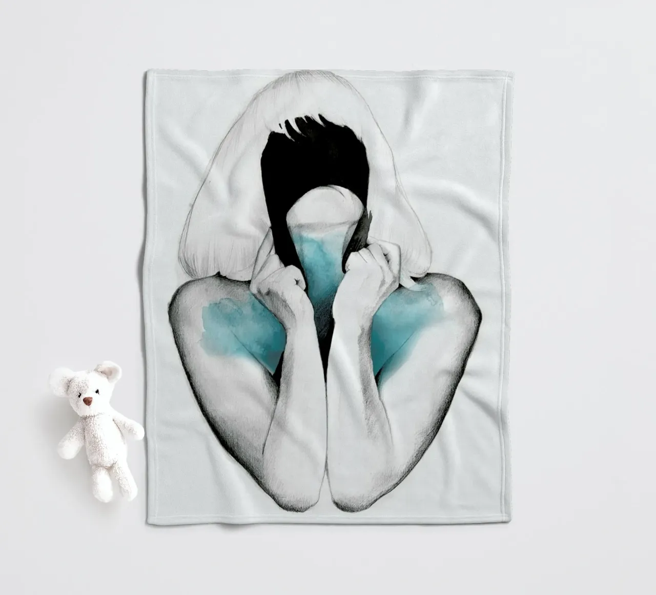 Hide I Fleecedecke von Ina Stanimirova