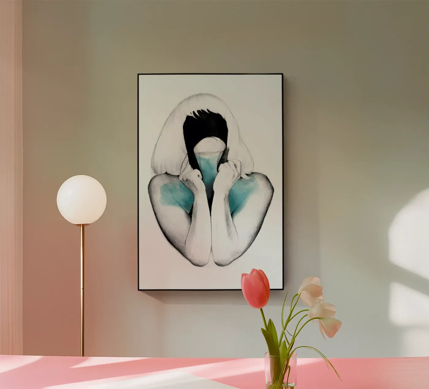 Hide I Acryl-Glas von Ina Stanimirova