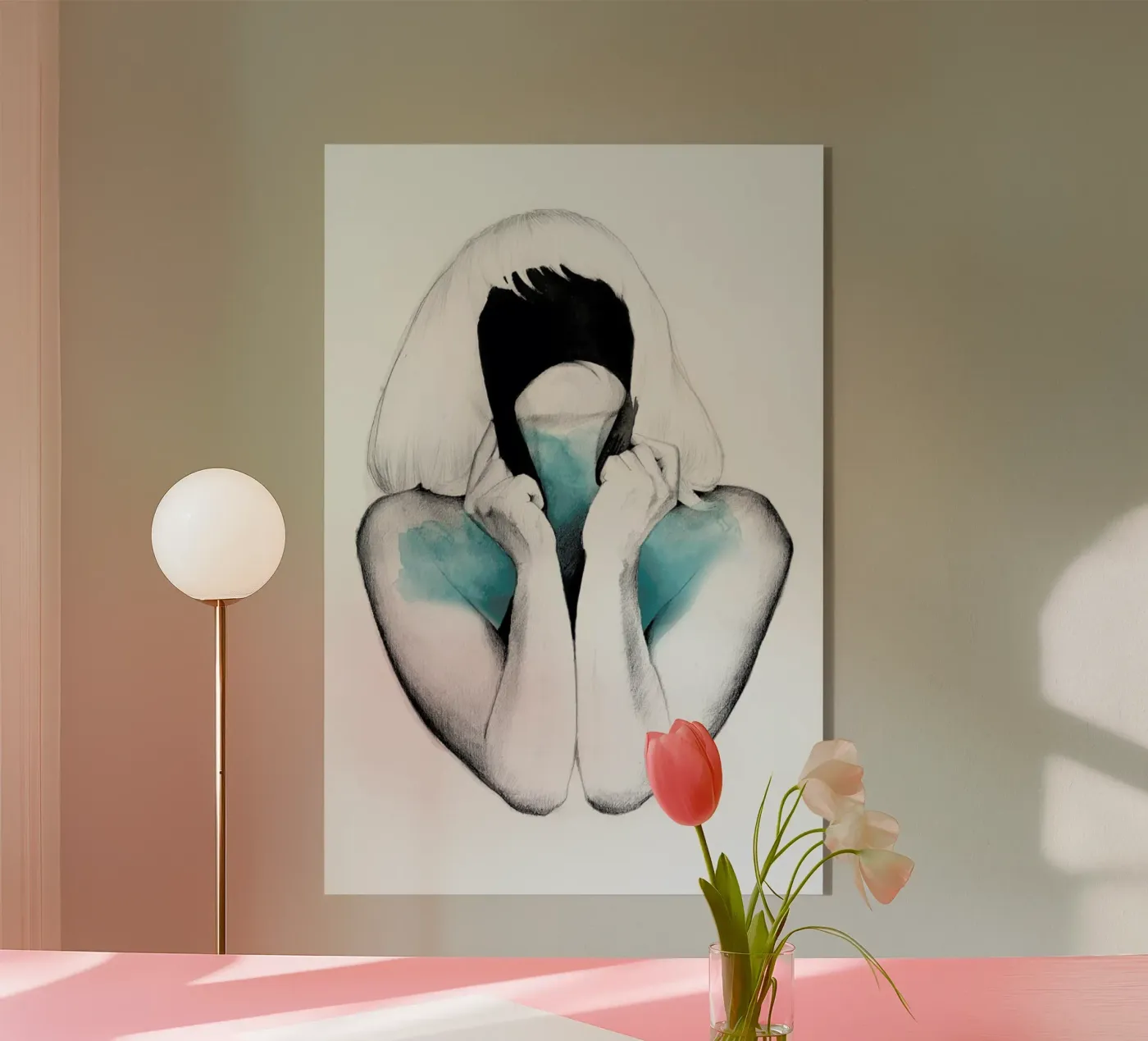 Hide I Acryl-Glas von Ina Stanimirova