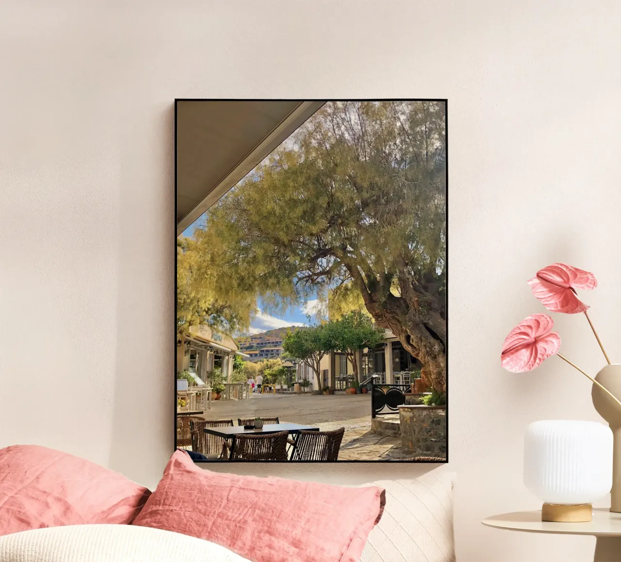 Café im Süden plexiglass da SteffisNatursicht