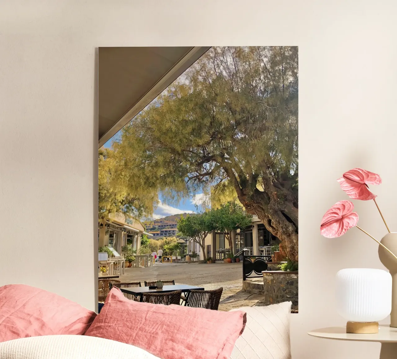 Café im Süden plexiglass da SteffisNatursicht