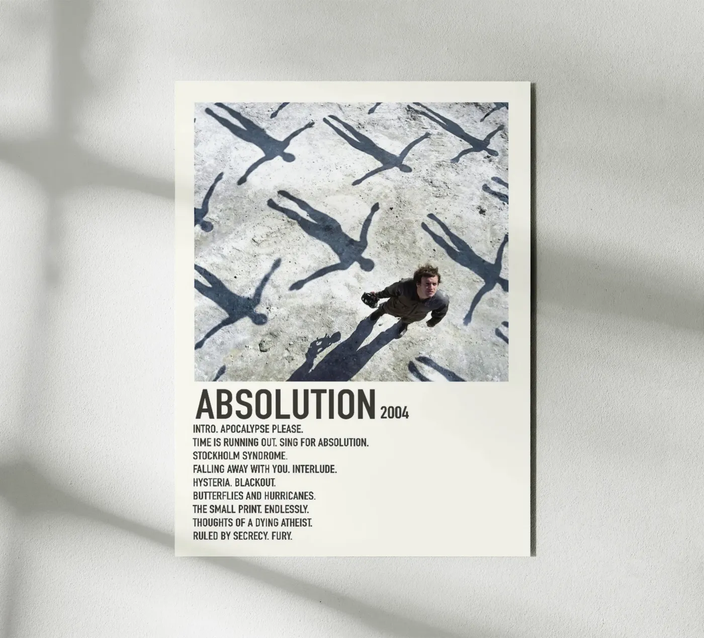 Muse Absolution Tracklists forex plate by Linda Tobrut