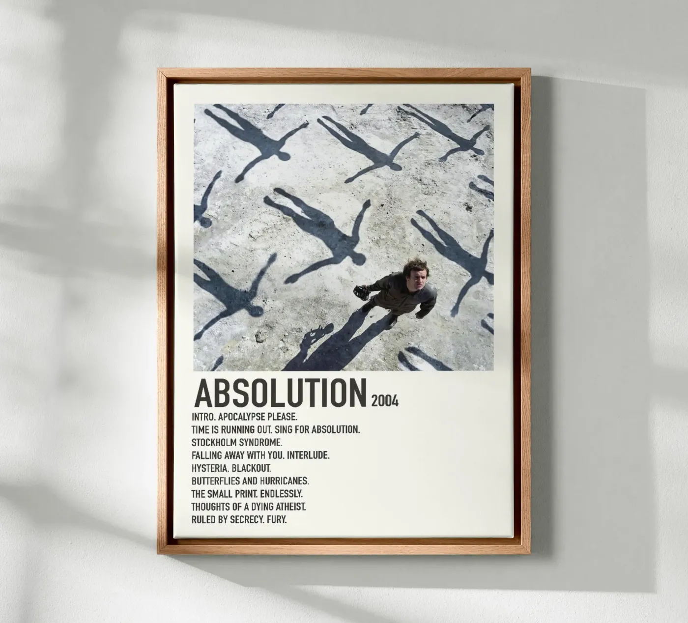 Muse Absolution Tracklists tela da Linda Tobrut