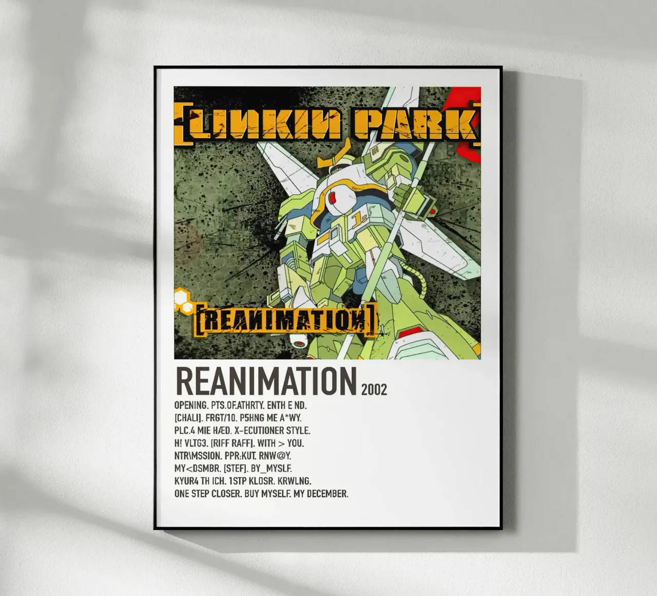 Linkin Park Reanimation Tracklists plexiglass da Linda Tobrut