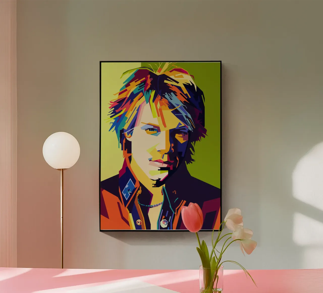Bon Jovi WPAP Popart plexiglass da KP Artwork