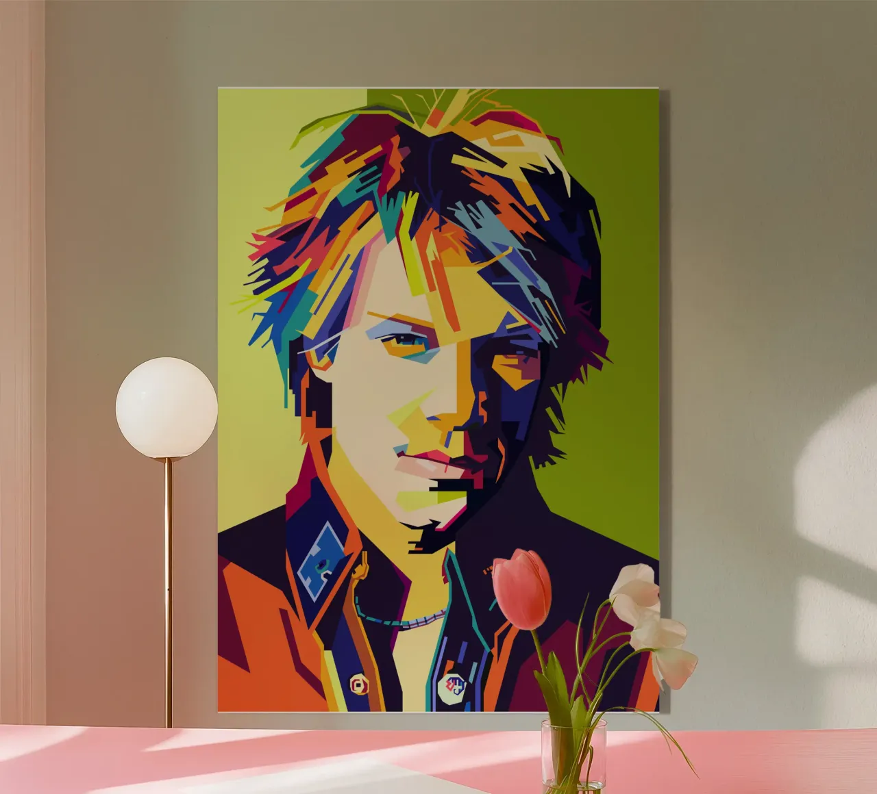 Bon Jovi WPAP Popart plexiglass da KP Artwork