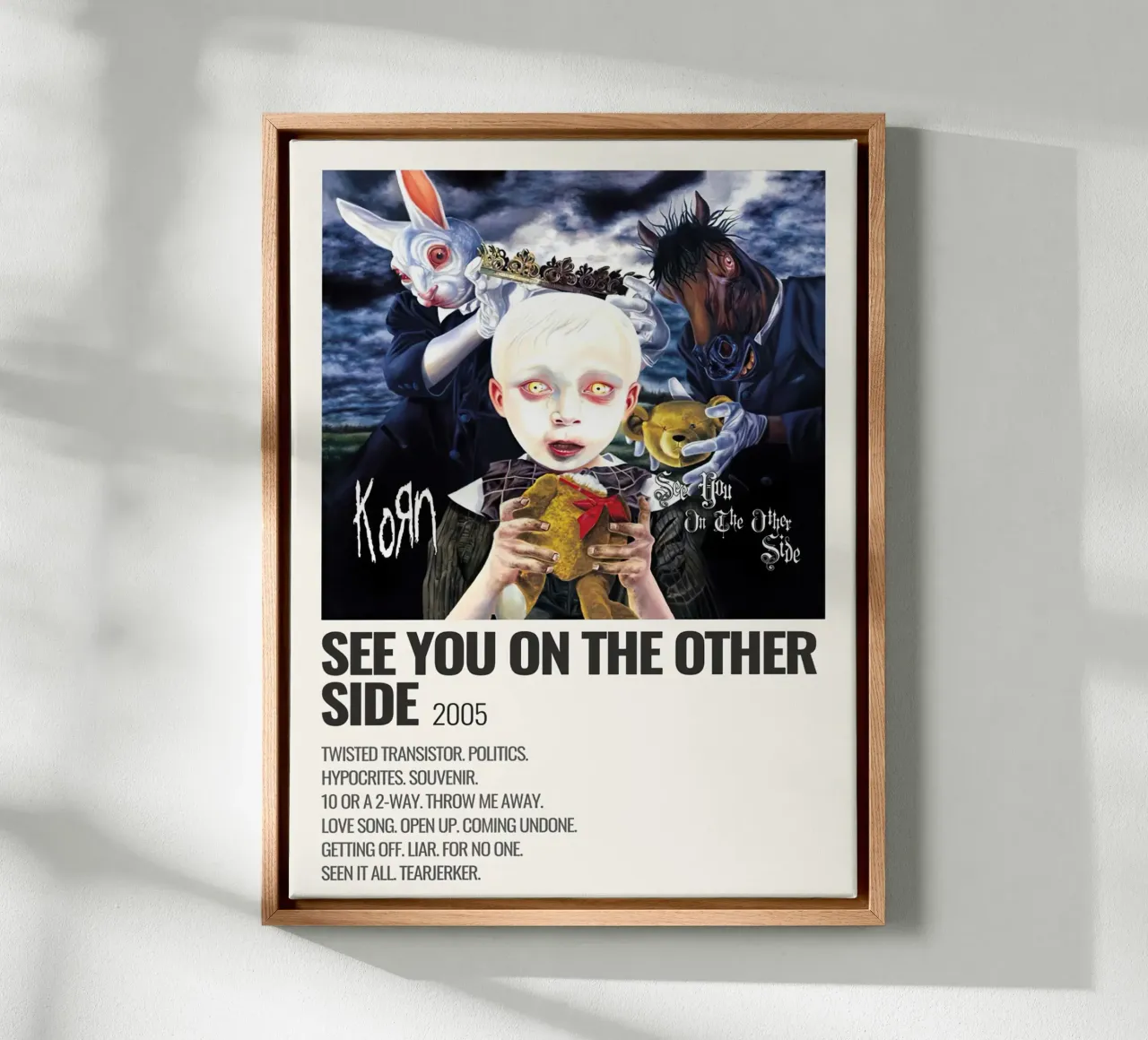 Korn See You On The Other Side Tracklists tela da Linda Tobrut